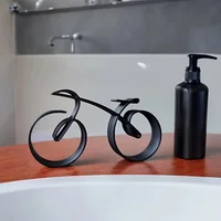 Sculpture de vélo abstraite noire moderne – Pièce de décoration de vélo chic pour la maison et le bureau, idéale pour le salon, la chambre à coucher, l'étude 5