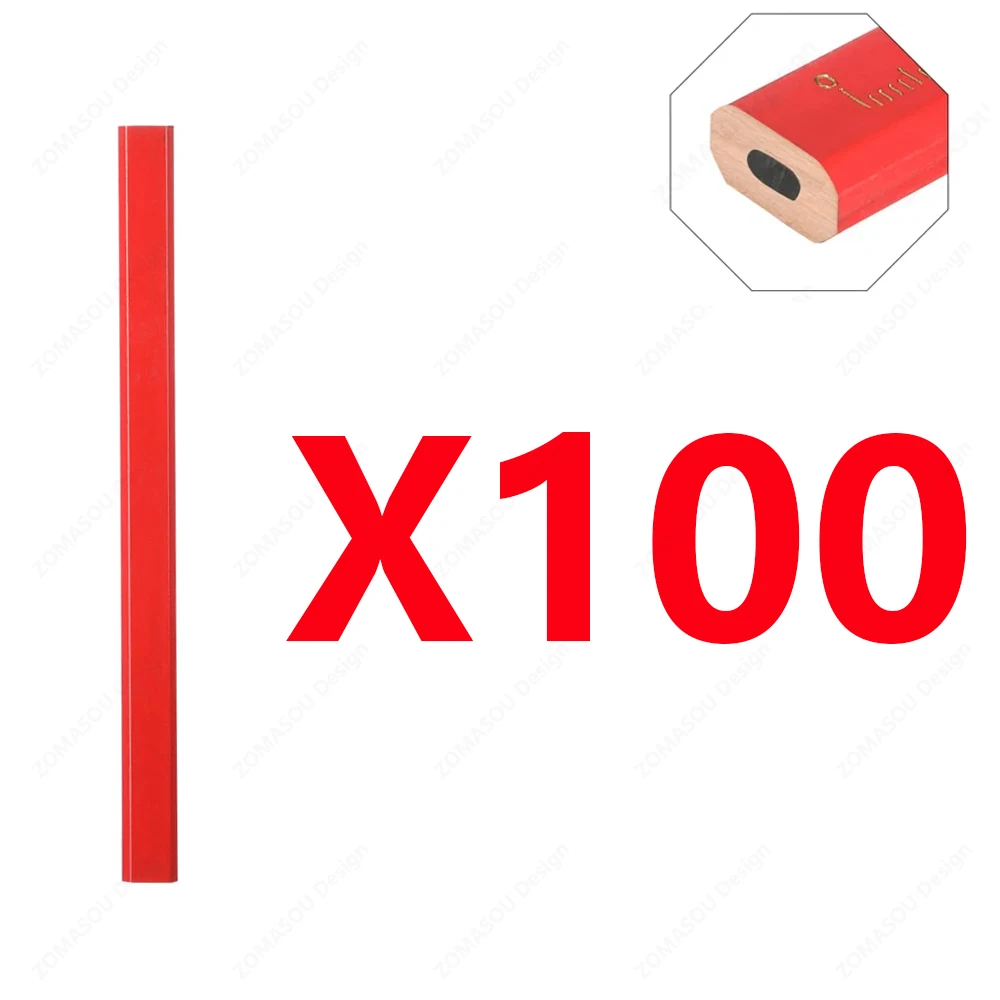 1-150 قطعة أقلام النجارة الثقيلة مثمنة الصلب الأسو...