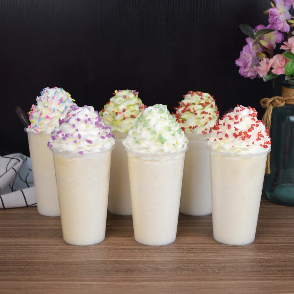 Bubble Tea Light PU Foam Display, Fake Food Model, Crushed Nuts ...