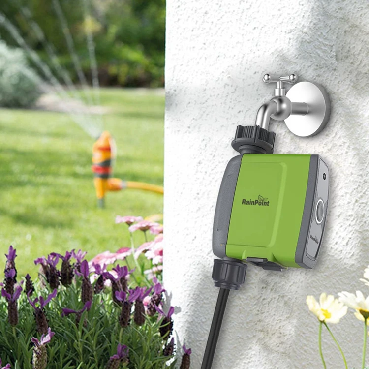 Programmable Sprinkler Timer BT APP Wireless Watering Irrigation System Garden Hose Faucet Timer Rain Delay Water Flow Monitor