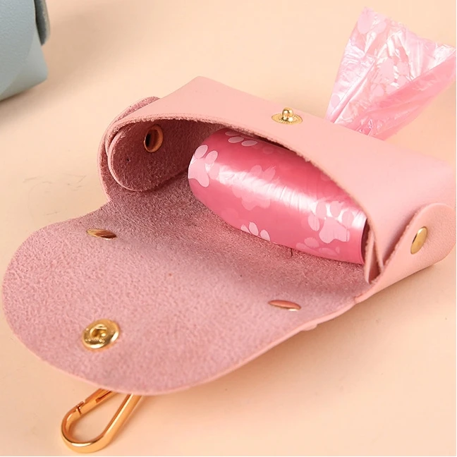 Stylish Pet Bag Holder Leather Pet Poop Bag Holder With Dispenser For Dog Bags Portable Dog Poop Bag Organizer Pet Supplies Stylish Pet Bag Holder Leather Pet Poop Bag Holder With Dispenser For Dog Bags Portable Dog Poop Bag Organizer Pet Supplies
