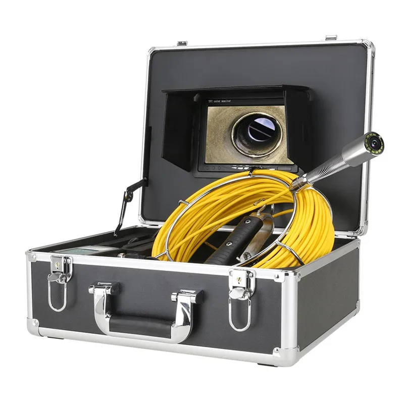 

7-inch high-definition industrial pipeline endoscope, underground sewage pipe, mine visual detector camera
