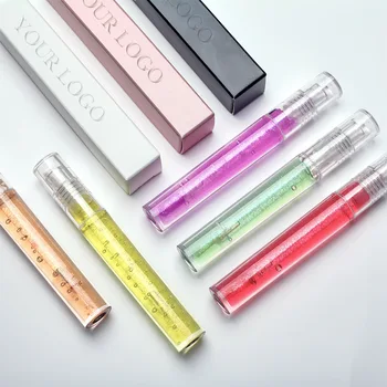 9 Colors Glass Gloss Lipgloss Customized Strawberry Flavor Shiny Liquid Lipstick Your Logo Free Shipping Dropshipping Center 1