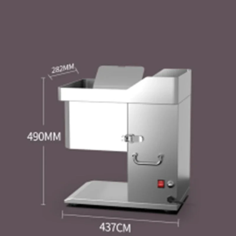 

Meat Cutting Machine Commercial High-power Desktop Electric Stainless Steel Slicing and Dicing Multi-functional Machine