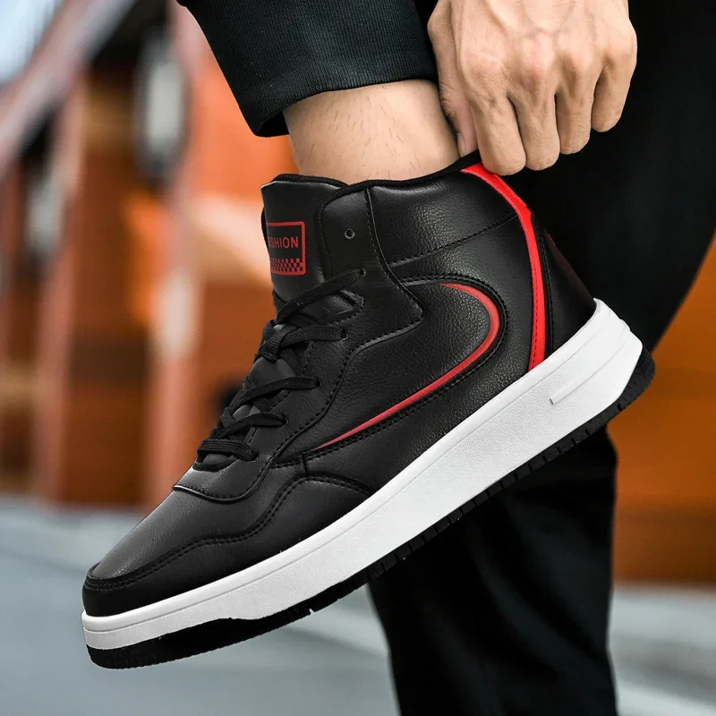 Brand Mens High-top Sneakers Non-slip Basketball Shoes Breathable Tennis Shoes Comfortable   Sports Shoes Unisex Sneakers 4