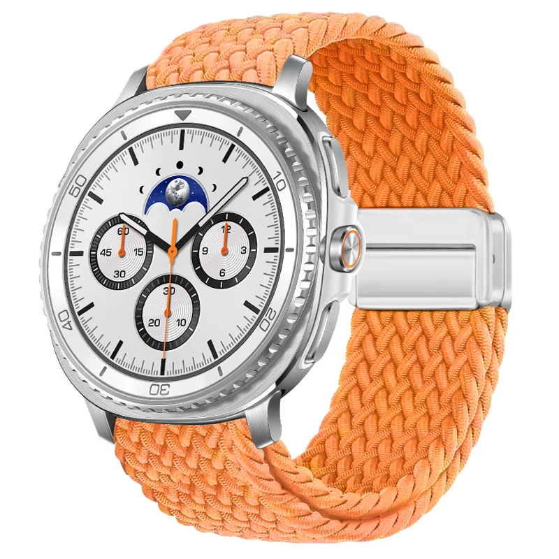 Braided Nylon Solo Loop Bracelet - Magnetic Sports Strap
