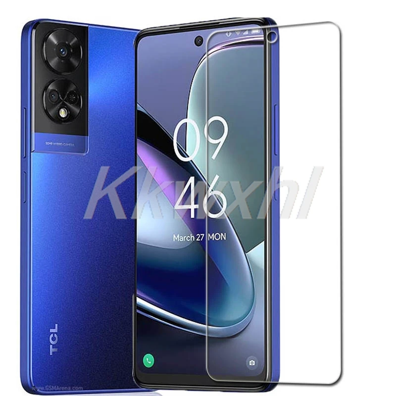 2-Pack Tempered Glass Screen Protector for TCL 50 5G - Transparent Film