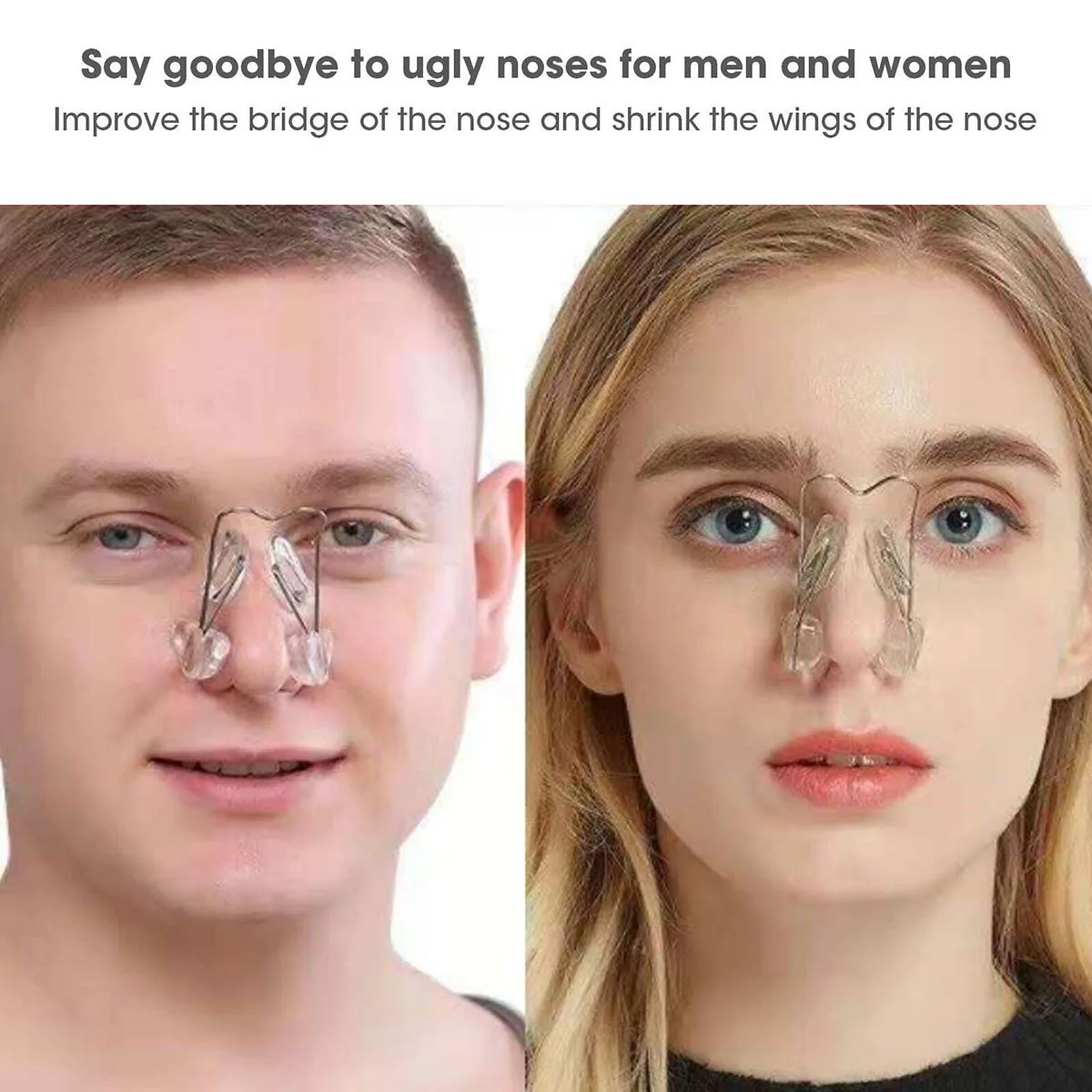 Beautiful Nose Clip for Nose 3D Nose Bridge Heightening Device Narrow Alar Nose Correction Device U-shaped Beautiful Nose Clip 3