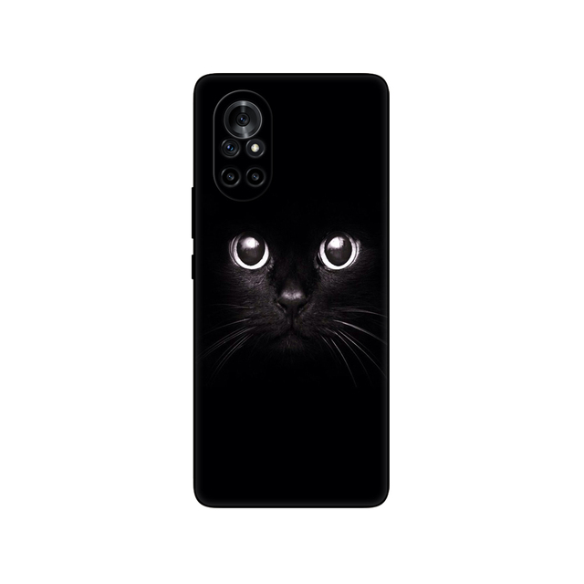 Huawei Nova 8 Case Nova8 5G 4G Back Cover For Huawei Nova 8 5G Phone Cases Soft Silicone TPU Fundas 6.57 inch black tpu case