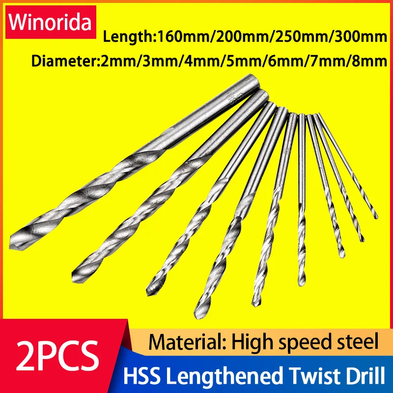 28mmLength160200250300mmExtraLongHSSDrillBitSetDrillingKitsforWood.jpg