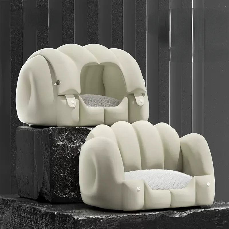 

Arch Cat Nest Winter Warm General Non-stick Cat Bed Baby Cat Sofa Sleeping Semi-enclosed Winter Cat House Dog Sleep