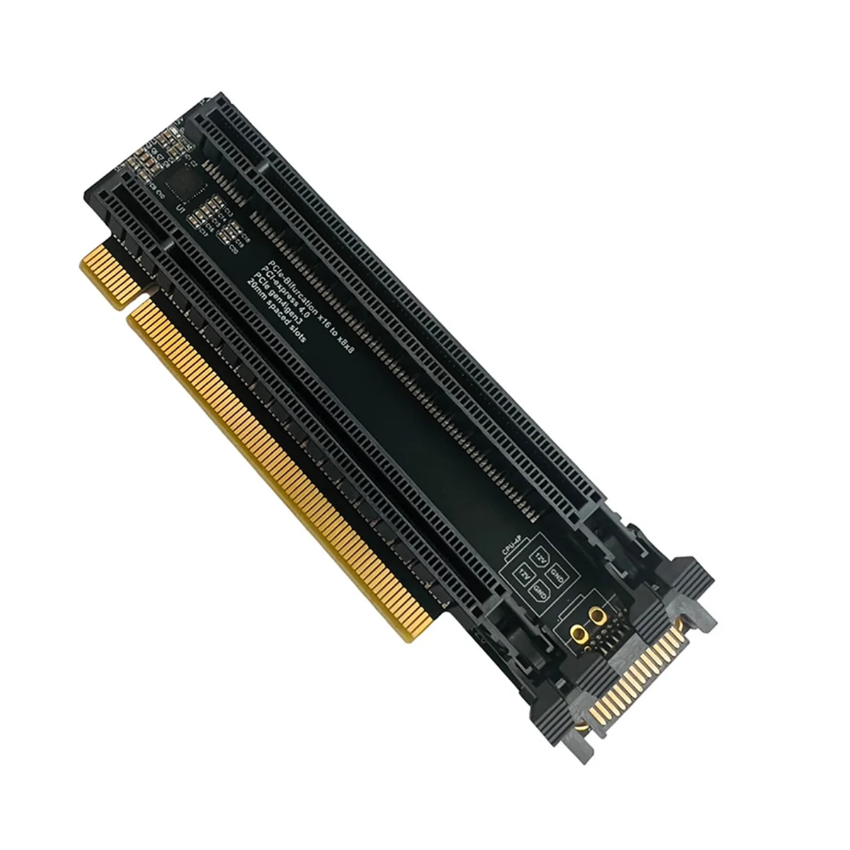 Cartão de Expansão Pci-e Cartão Split Gen4 Pcie-bifurcação X16 para X8x8 Slots Espaçados 20 mm Cpu4p Pinos 4.0 a 2 - Imagem 4