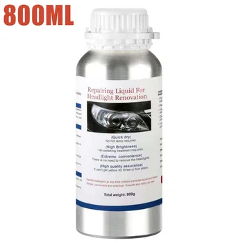 자동차 헤드라이트 복원 에이전트, 자동 조명 복원, 훈증 자동차 청소 광택제 용품, 800G
