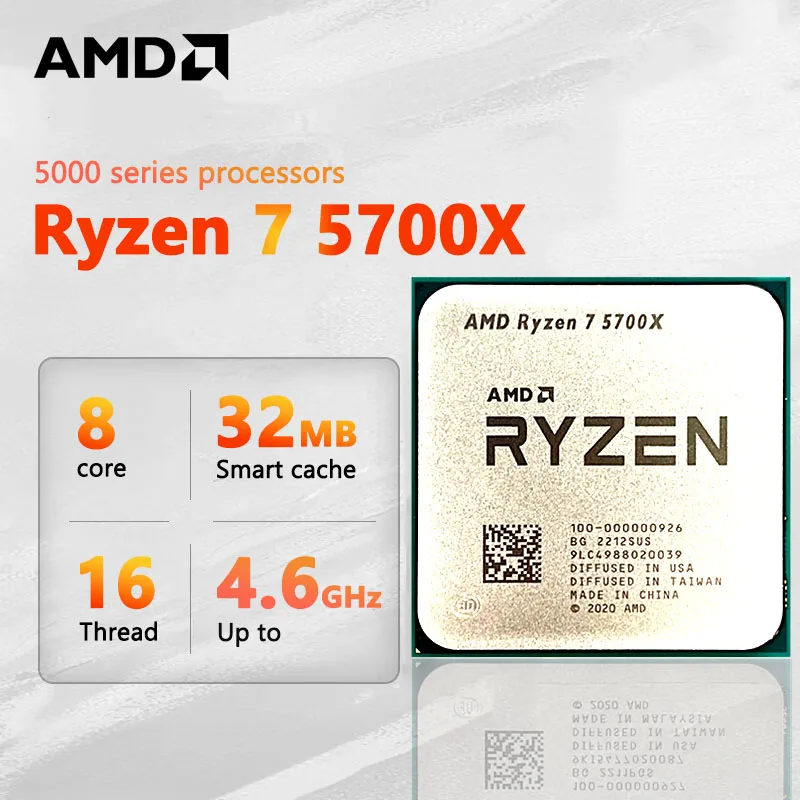 AMD Ryzen 7 5700X 5000シリーズ CPU 【公式通販】