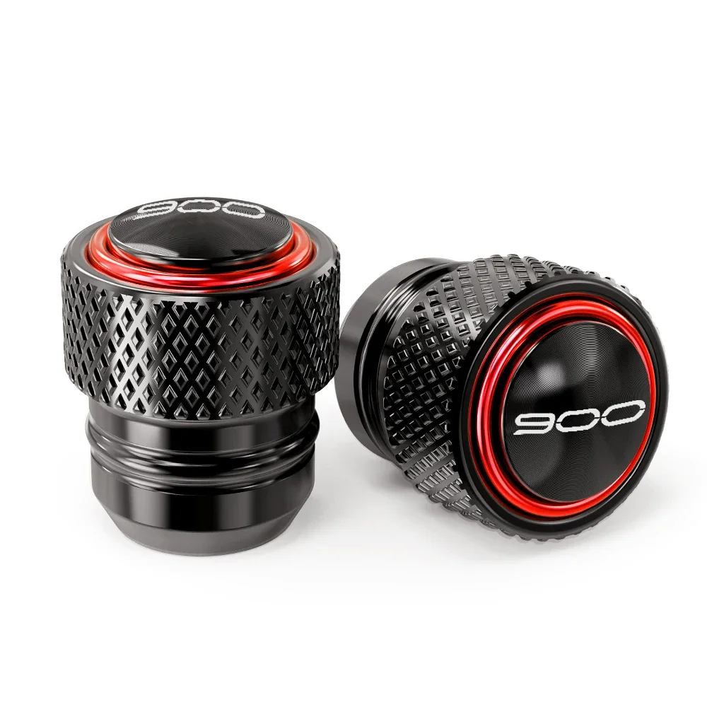 Enhanced Motorcycle Swingarm Spools and Tire Valve Cap Set
