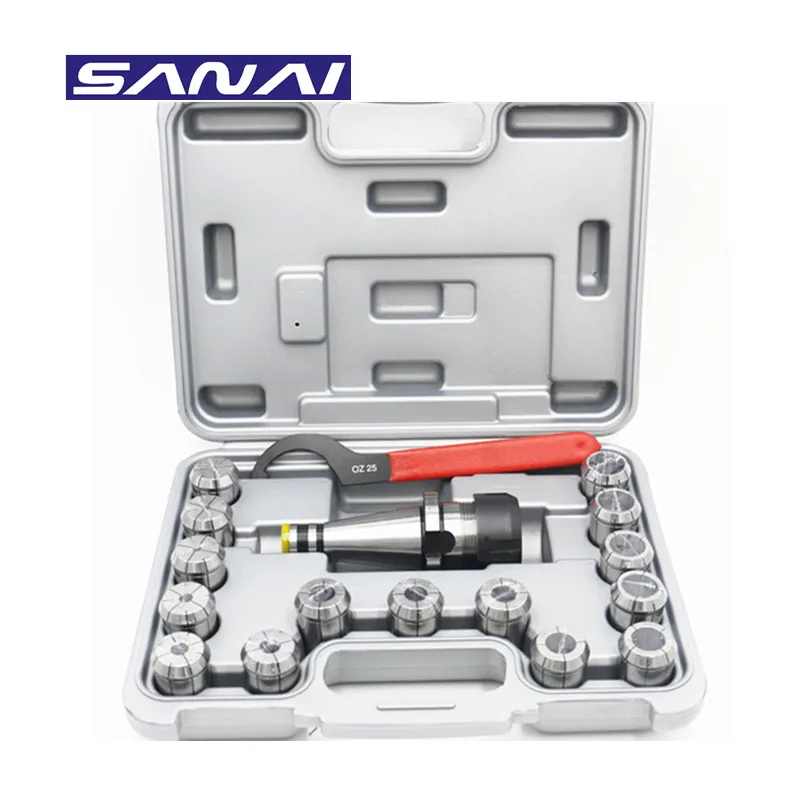 

Набор патронов SANAI NT40-OZ25, 17 шт., для фрезерного станка ЧПУ