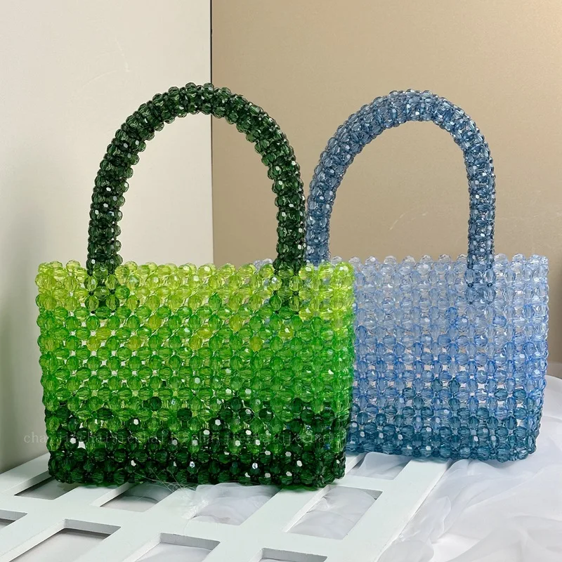 Crystal Bag New Transparent Corner Beads Acrylic Ladies Handbag