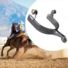 2 Pieces Western Horse Spur Antique Style for Men Women Horse Boot Spur with 2