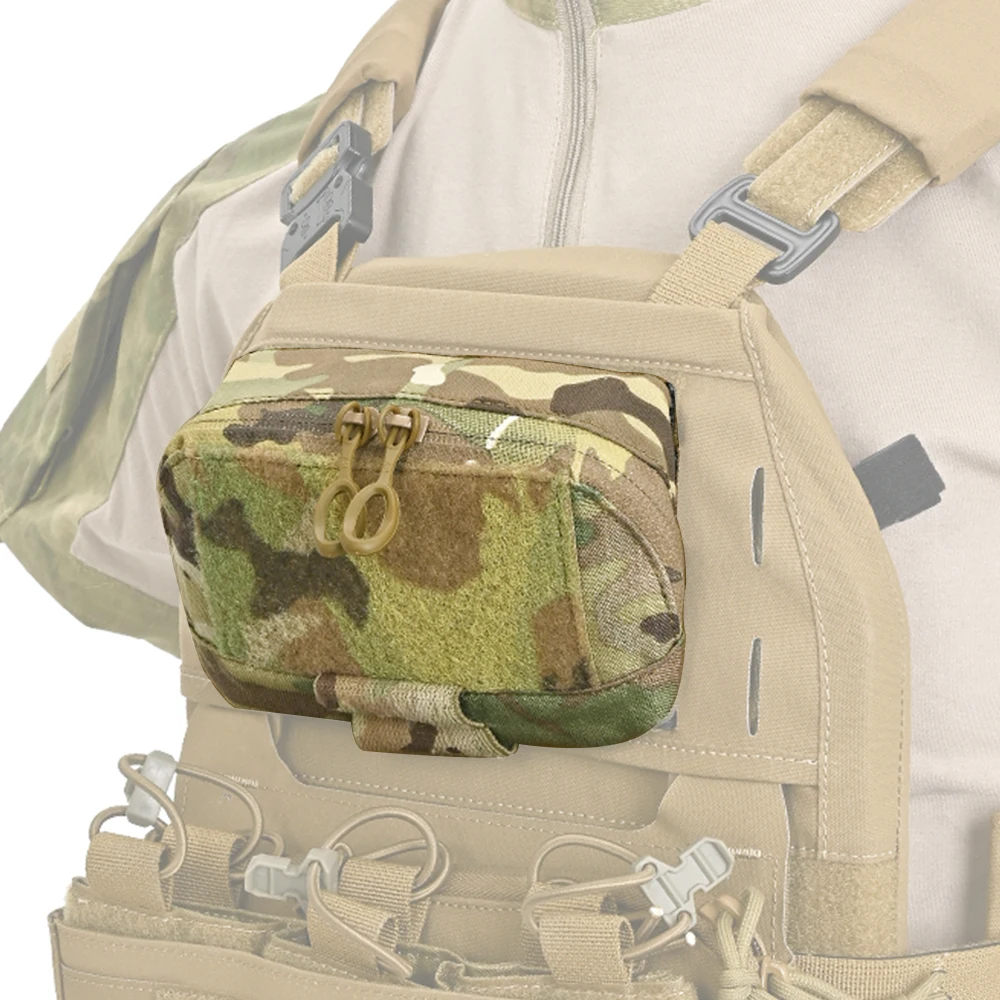 Tactical MOLLE Admin Pouch Panel With Ridged Tuck Tabs FCPC