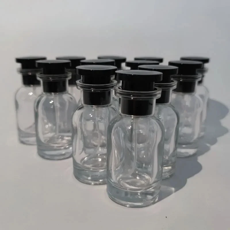12개입 30ml 휴대용 고급 향수병 박스 포함 빈 스프레이 별도 샘플 병