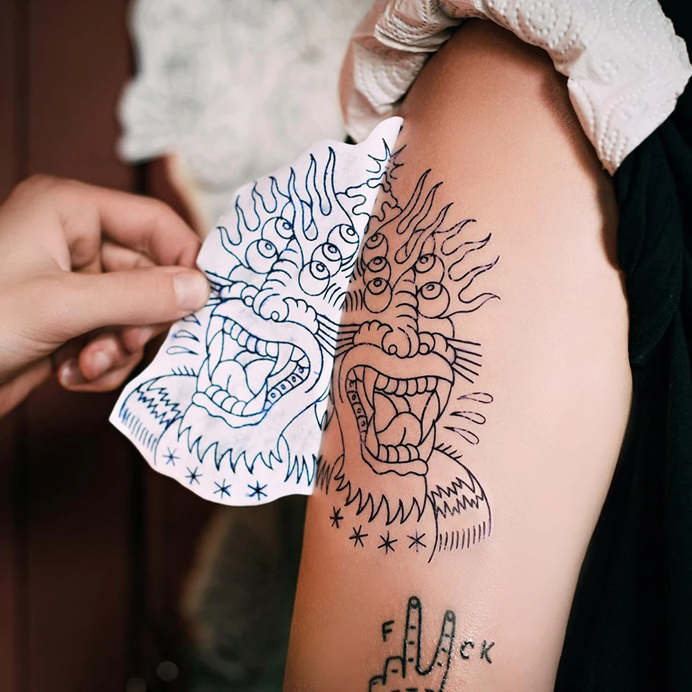 40 Fogli Carta Transfer Tatuaggio A4 - Carta Termica Per Stampante Tattoo Professionale