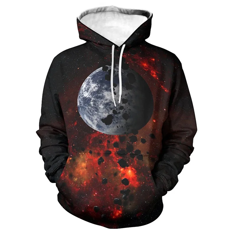 

New Design Hoodie Women 3d Printed Space Universe Starry Sky Pullover Sweatshirts Graphic Children Men Long Sleeves Tops