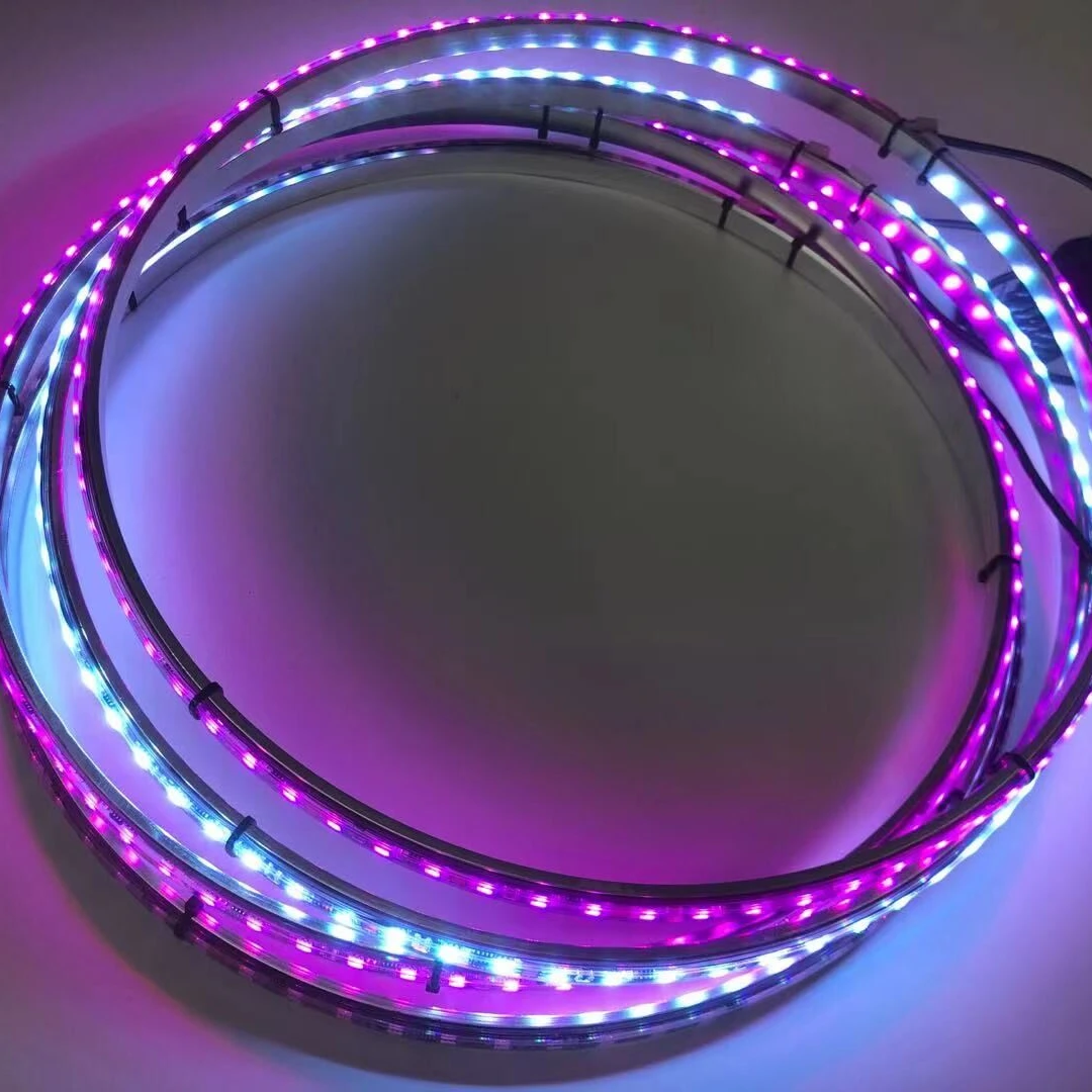 

Светодиодные лампы для ободов с изменением цвета колес автомобиля, с управлением через приложение