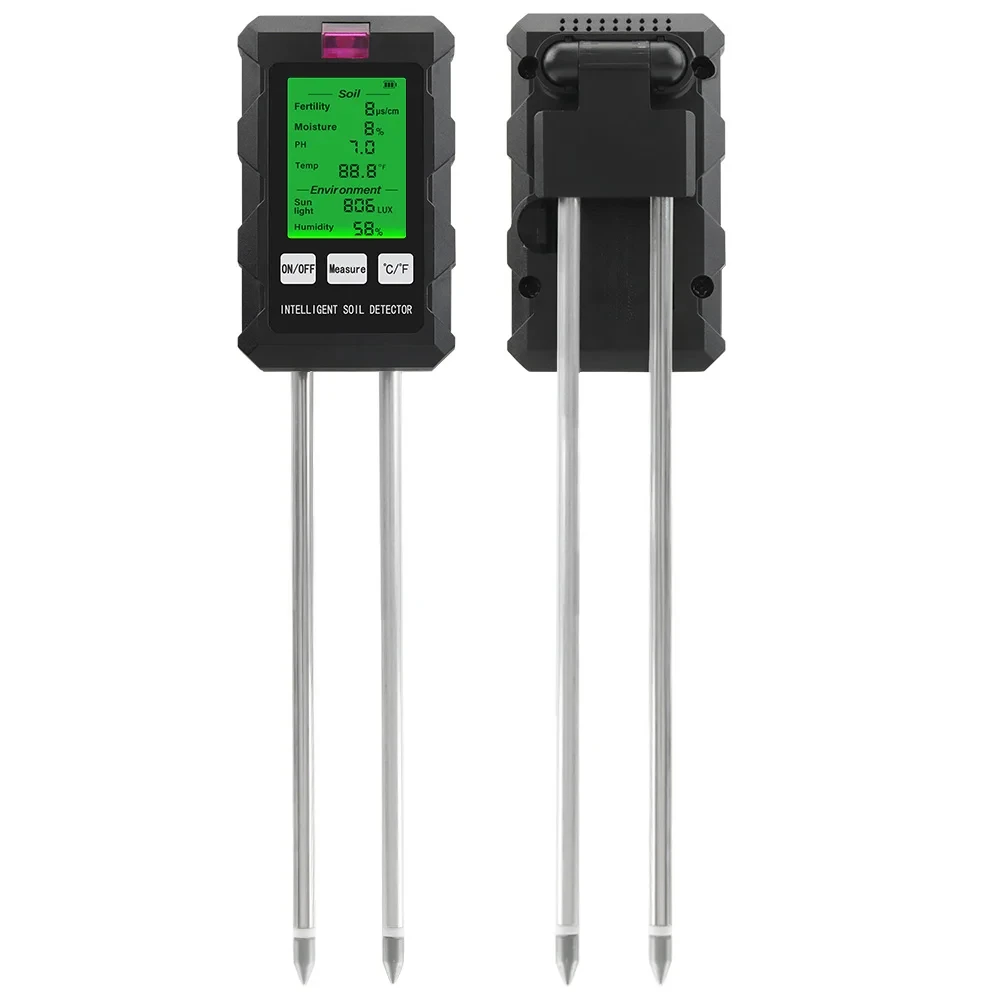 SPH030 6 in 1 Soil Tester Digital PH Moisture Fertility Light Temp Humidity Mete