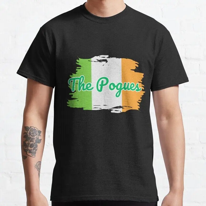 Best To Buy Dark Retro The Pogues Irish Design Classic S-5Xl T-Shirt