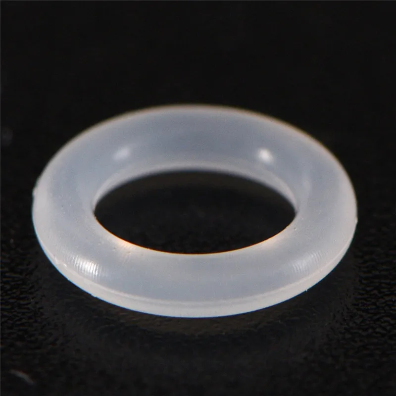 Set of 120 White Rubber O-Ring Keycap Dampeners