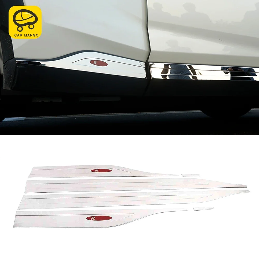 Per Toyota Rav4 Rav 4 Xa50 2019-2023 Car Door Side Sill Decor Chrome Cover Frame Trim Sticker Pad Accessori Esterni