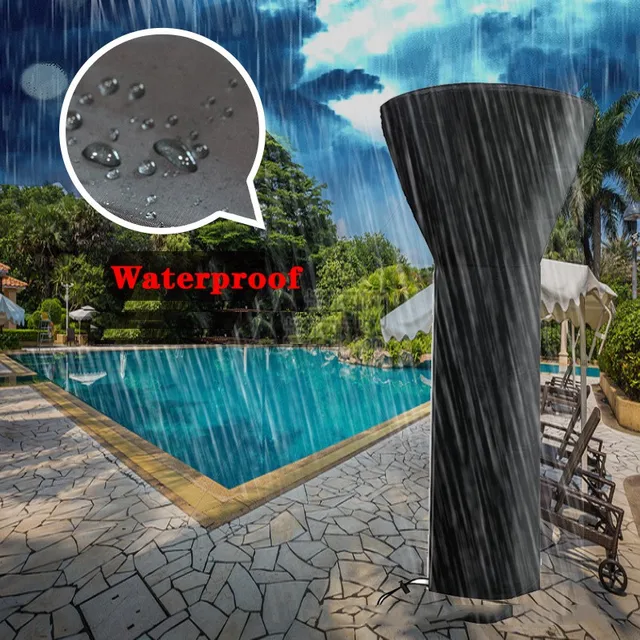 Teraszfűtés -Védelem Fedél Szabadtéri Gázkemence Univerzális Porálló Vízálló Burkolat Függőleges Gáz Tűzbútor Kellékek - Image 5