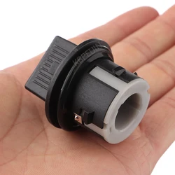 Universal Front Turn Signal Light Bulb Socket Lamp Holder Accessory (1x Bulb Base)