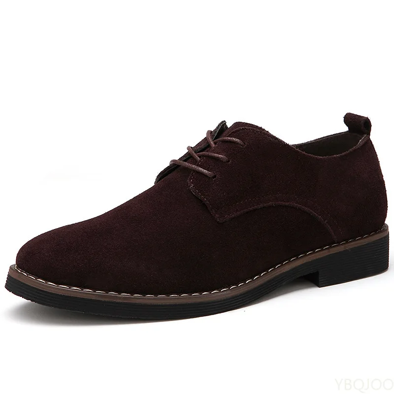 Mens shoes Plus Size 38-48 Oxford Men Shoes PU Suede Leather Spring Autumn Casual Men Leather Shoes Male Dress
