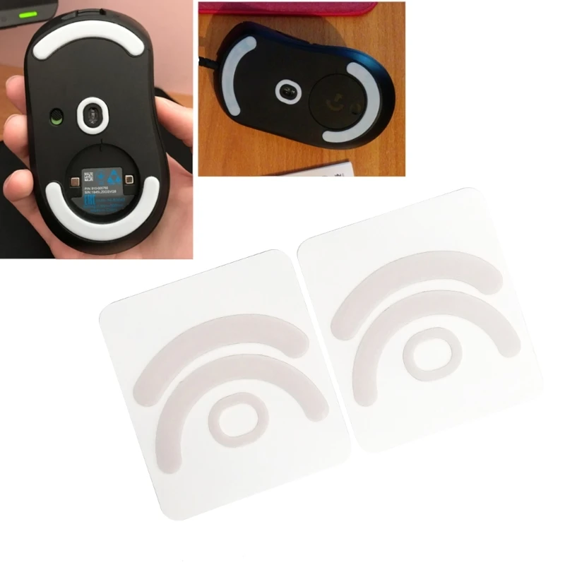 2 Sets/pack Tiger Gaming Mouse Feet Mouse Skate for Logitech G403 G603 G703 Gaming White Glides E mouse skates