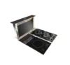 90CM Built in Lifting Range Hood Energy Saving Super Quiet Island Kitchen Cooker Hood Downdraft Black Stylish 1
