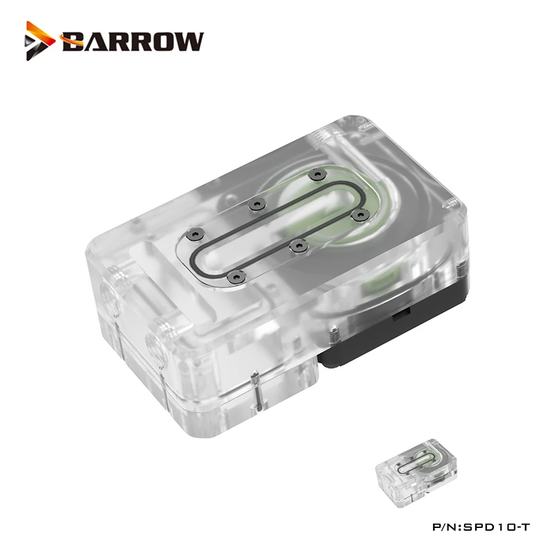 Barrow Itx Computador Caixa Pequena Bomba Reservatório Combinat Mini Tanque de Água para Dividir a Construção Líquida g1 Branco Preto Spd10-t