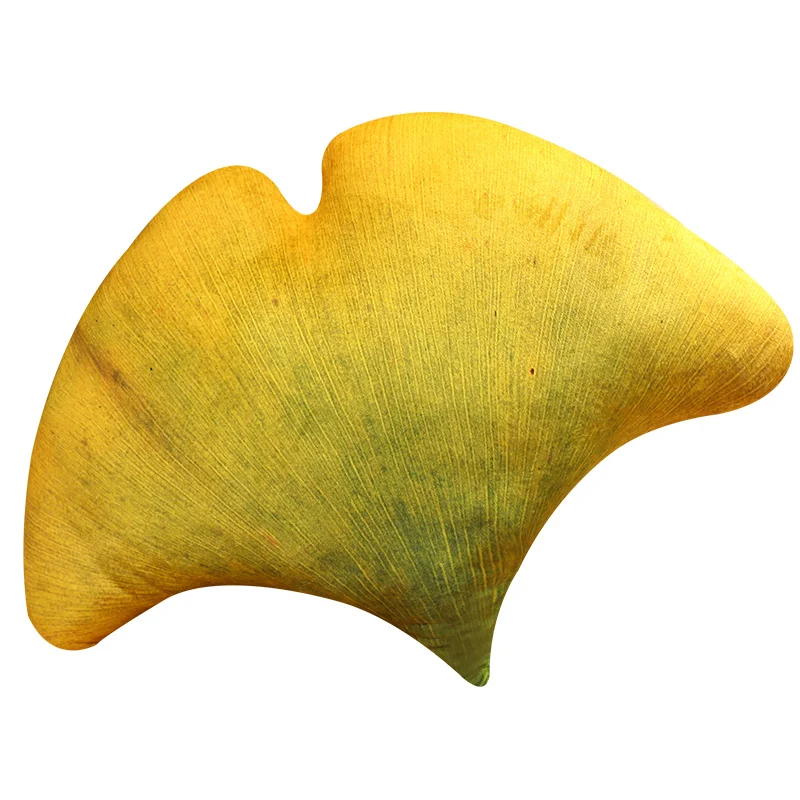 Creative Plant Leaves Plush Toys Maple Leaves Ginkgo Stuffed Dolls Small And Fresh Sofas Cushions Room Decor Exquisite Gifts 2