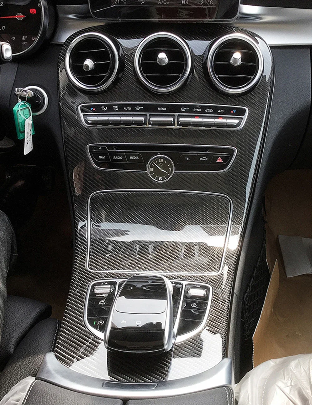メルセデス,ベンツクラス,Cウッド,ブラック,w205,glc,x253