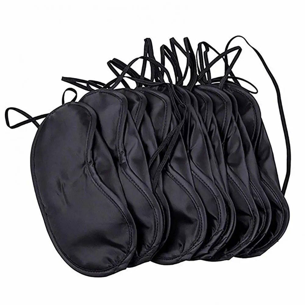 10/12Pcs Maschera Per Gli Occhi Sleeping Aid Eyeshade Eye Cover Night Eye Relax Liberamente Sleeping Blindfold Gadget Da Viaggio Sleep Eye Cover