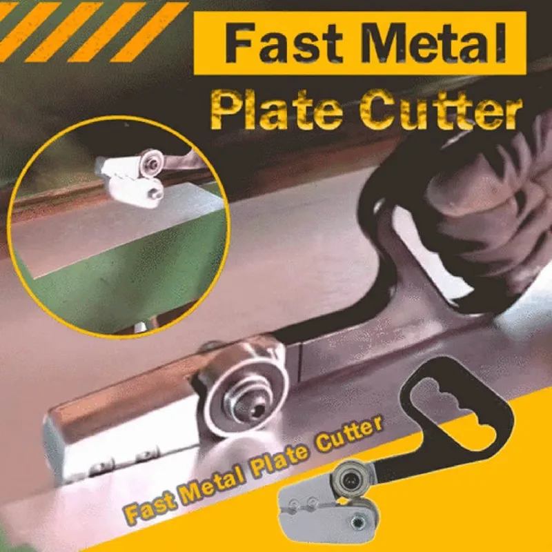 Rapid Compact Metal Sheet Cutter - Aluminum Alloy Hand Tool for Quick Cutting Tasks & on-Site Working Applications Convenient
