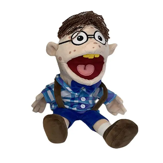 Jeffy Puppet Plush Toy Doll, 60cm Hand Puppet,Mischievous Funny Puppets Toy  With Working Mouth, For Birthday Christmas Halloween Party Teaching  Preschool