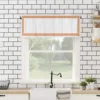 ZEDLIYU Valances for Windows Kitchen Living Room Small Window Valance Greek Vintage Pattern 1 Panel 4