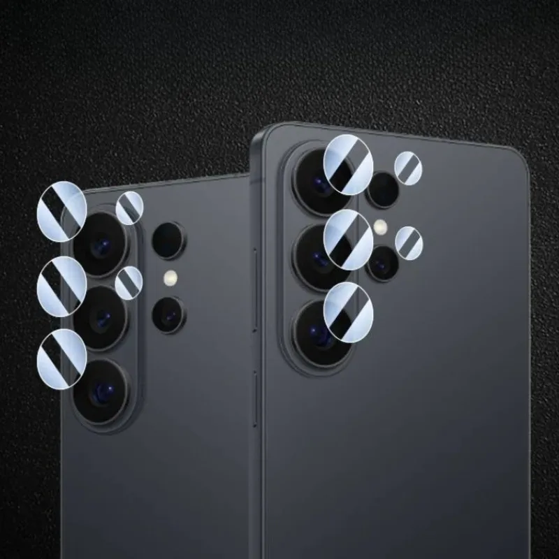 Clear 9H Tempered Glass Camera Protectors with Protective Lens Cover