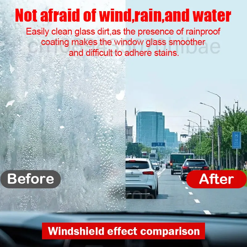 Car Glass Anti-rain Water Spray Repellent Nano Coating Hydrophobic Waterproof thumbnail 6