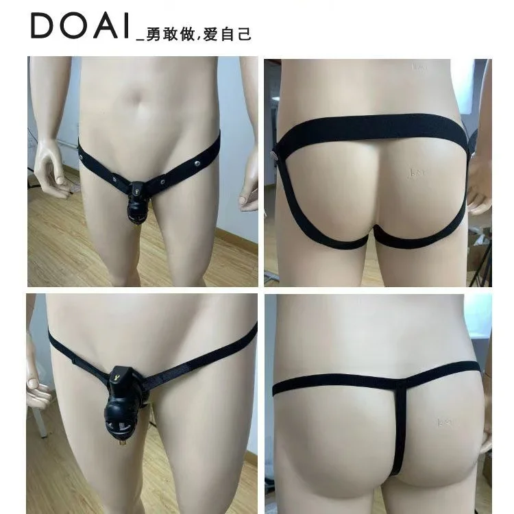 Male Virginity Lock FIXED SM Anti-falling Adjustable Rope Male Chastity Device Belt Sex Toys for men penis chastity cage chastity lock sex toy
