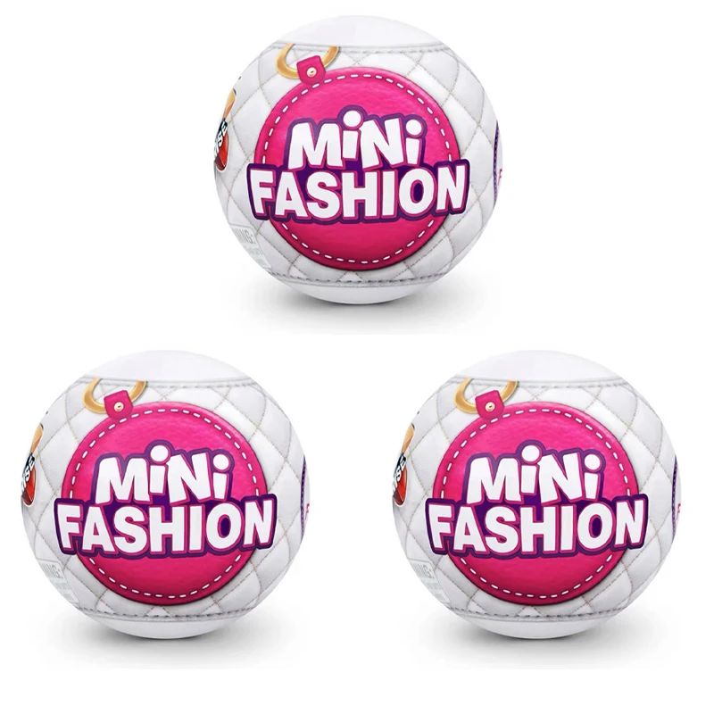 5 SURPRISE Mini Fashion Real Fabric Fashion Bags And Accessories Capsule  Collectible Toy By Zuru