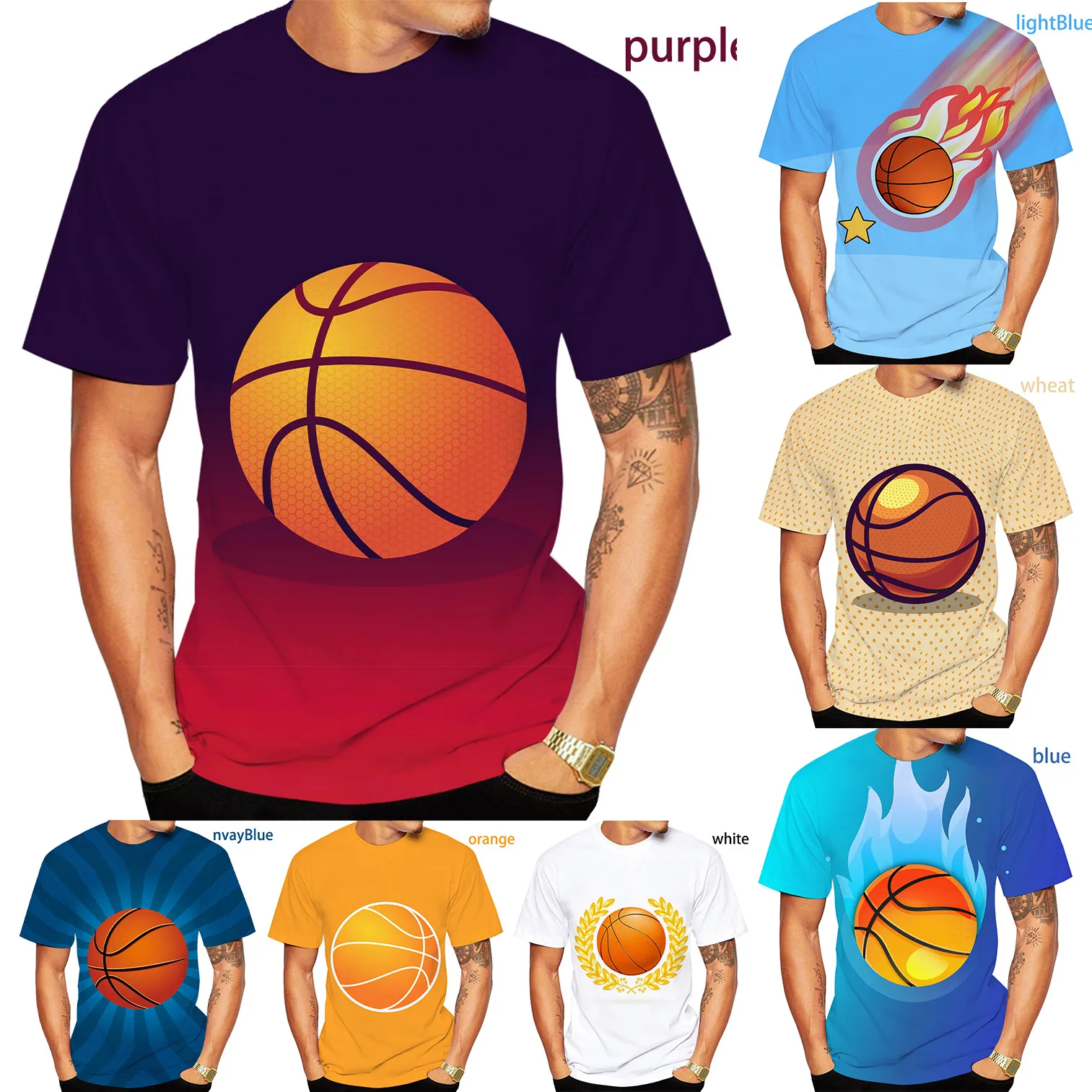 

Newest Fashion 3D Printing Basketball TShirt Cool Short Sleeved Tees Men/Women Pullover Tops Unisex Hot Summer T Shirt
