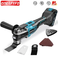 ONEKFYFD Brushless Oscillating Variable Speed Trimmer Saw Renovation Power Machine Multi-function Tool for Makita 18V Battery 1