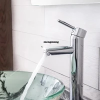 อ่างล้างหน้าแบบกระจกลายหินอ่อนสีขาว อ่างล้างหน้าในห้องน้ำโรงแรม อ่างล้างหน้าในห้องน้ำพร้อมเฟอร์นิเจอร์ อ่างล้างหน้าทรงกลมแบบวางบนเคาน์เตอร์ 3